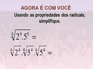 Simplificação de raízes quadradas de frações (vídeo)