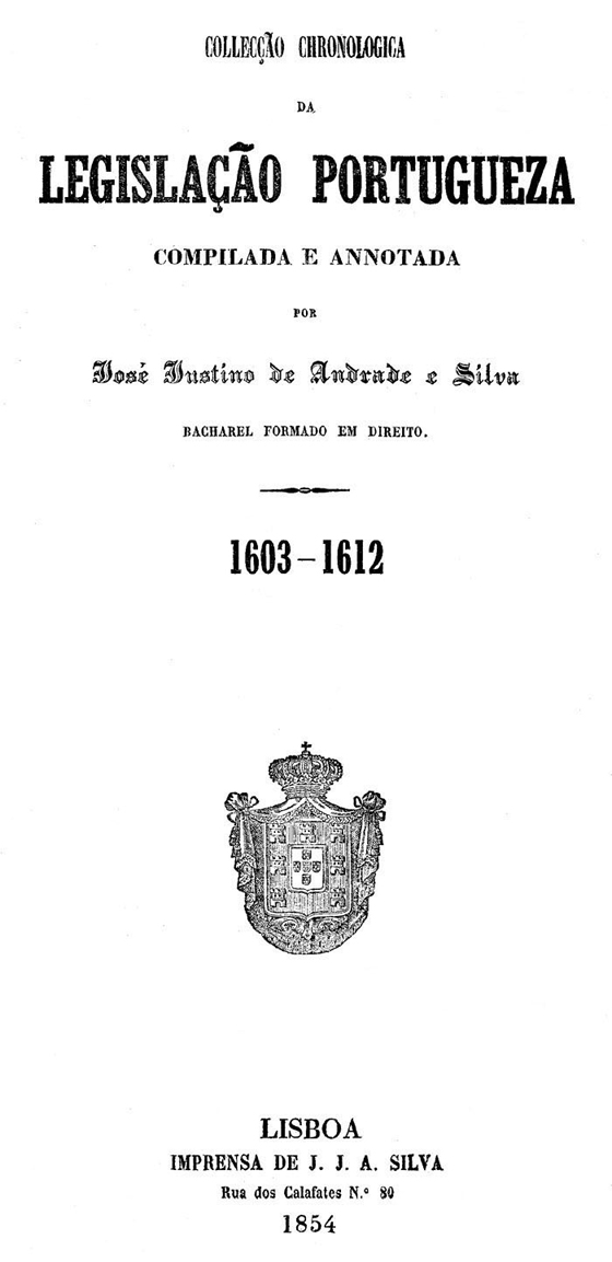 Carta Regia 1603 capa t